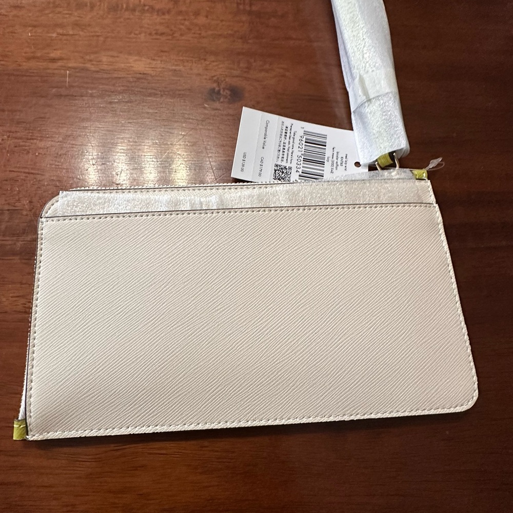 kate spade lime green zip wallet - Picture 4 of 8
